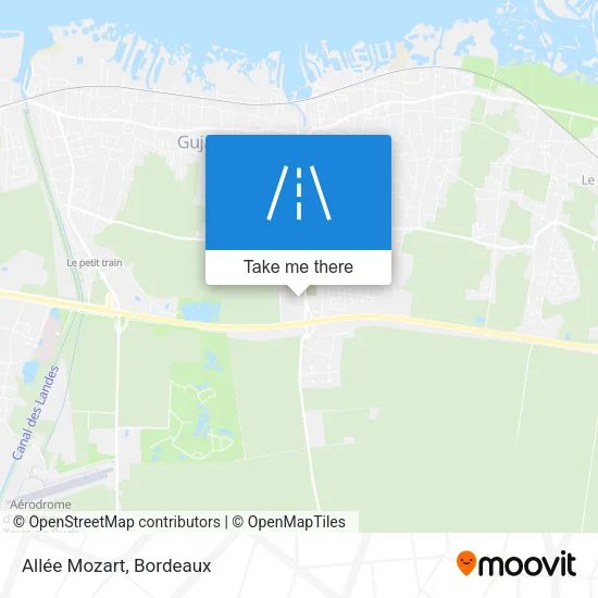 Allée Mozart map