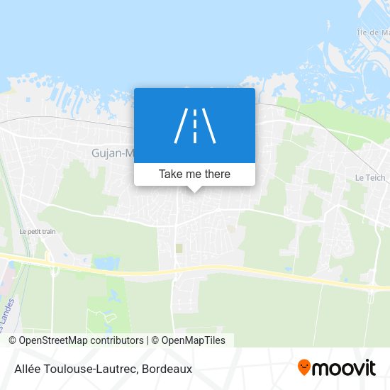 Allée Toulouse-Lautrec map