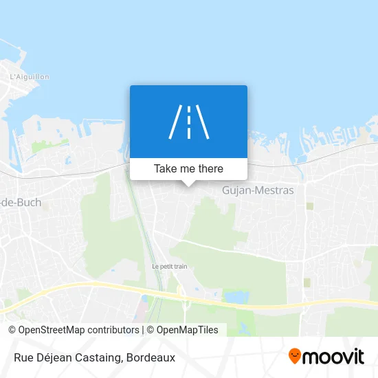 Rue Déjean Castaing map