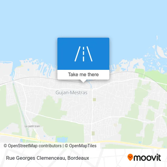 Rue Georges Clemenceau map