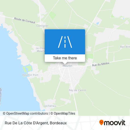 Rue De La Côte D'Argent map