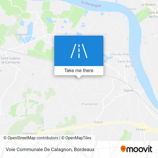 Voie Communale De Calagnon map