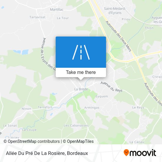 Allée Du Pré De La Rosière map
