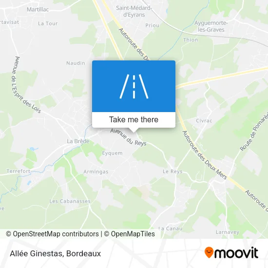 Allée Ginestas map