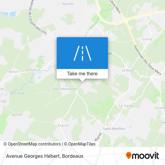 Avenue Georges Hébert map