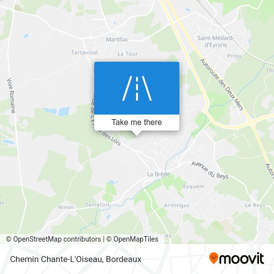 Chemin Chante-L'Oiseau map