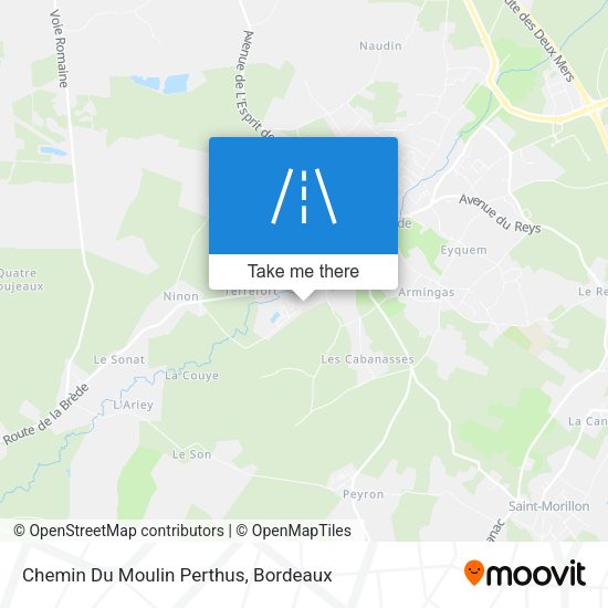 Chemin Du Moulin Perthus map