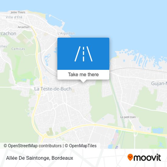 Allée De Saintonge map