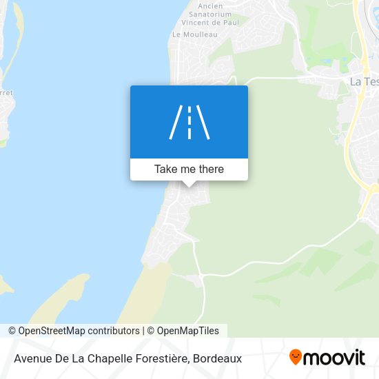 Avenue De La Chapelle Forestière map