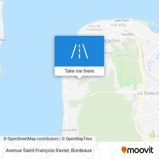 Avenue Saint-François-Xavier map