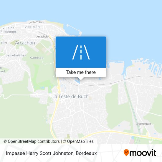 Impasse Harry Scott Johnston map
