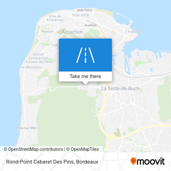 Rond-Point Cabaret Des Pins map