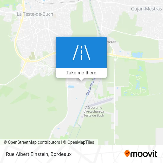 Rue Albert Einstein map