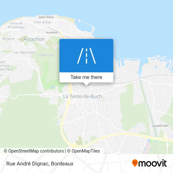 Rue André Dignac map