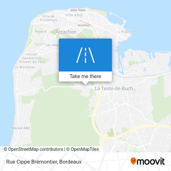 Rue Cippe Brémontier map