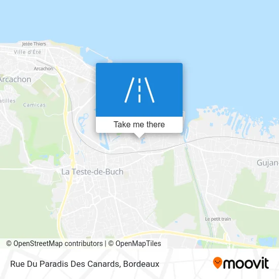 Rue Du Paradis Des Canards map