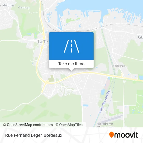 Rue Fernand Léger map