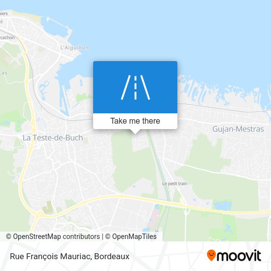 Rue François Mauriac map