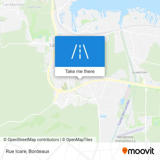 Rue Icare map