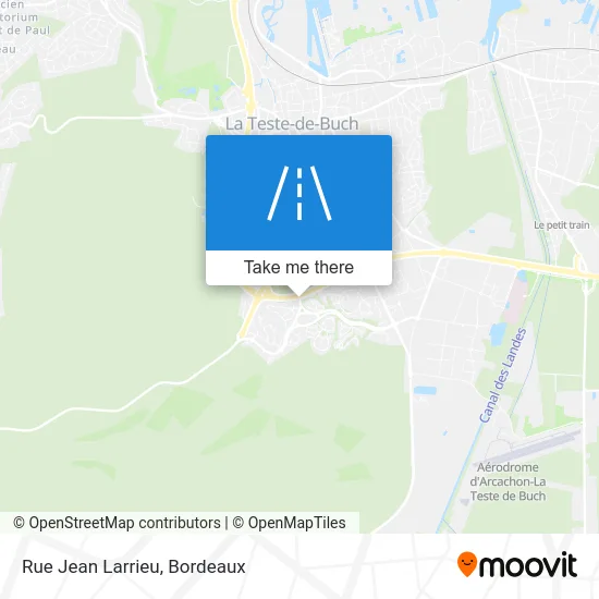 Rue Jean Larrieu map