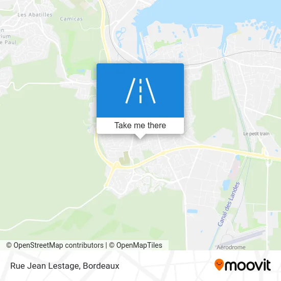 Rue Jean Lestage map