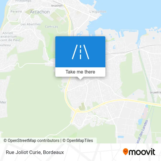 Rue Joliot Curie map