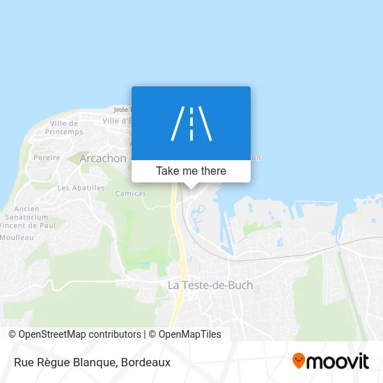 Rue Règue Blanque map