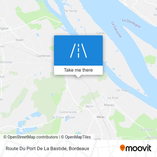 Route Du Port De La Bastide map