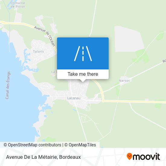 Avenue De La Métairie map