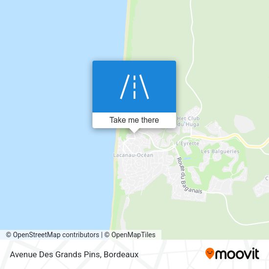 Avenue Des Grands Pins map