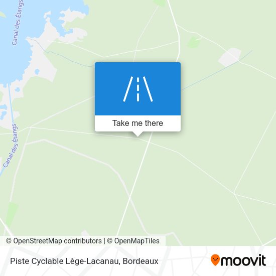 Piste Cyclable Lège-Lacanau map