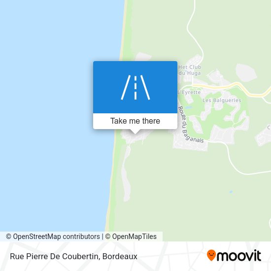 Rue Pierre De Coubertin map