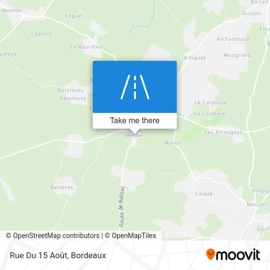 Rue Du 15 Août map