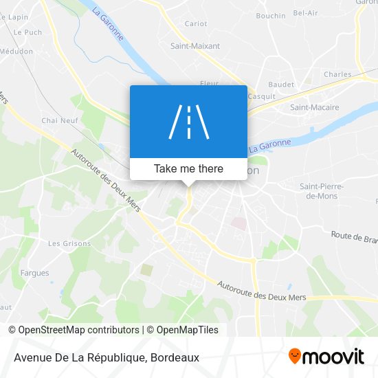 Avenue De La République map