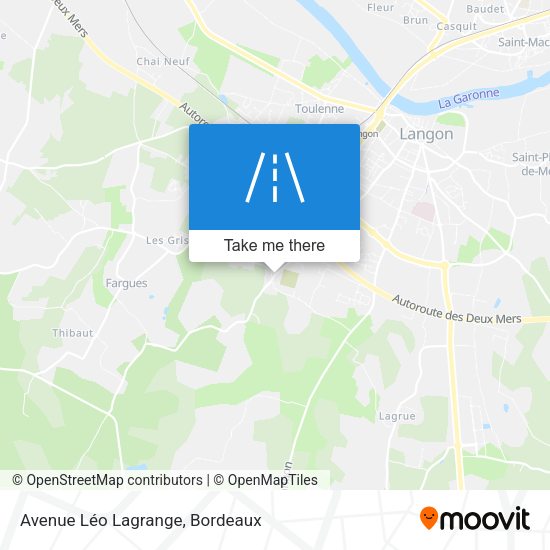 Avenue Léo Lagrange map