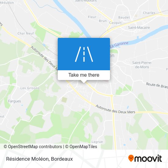 Résidence Moléon map