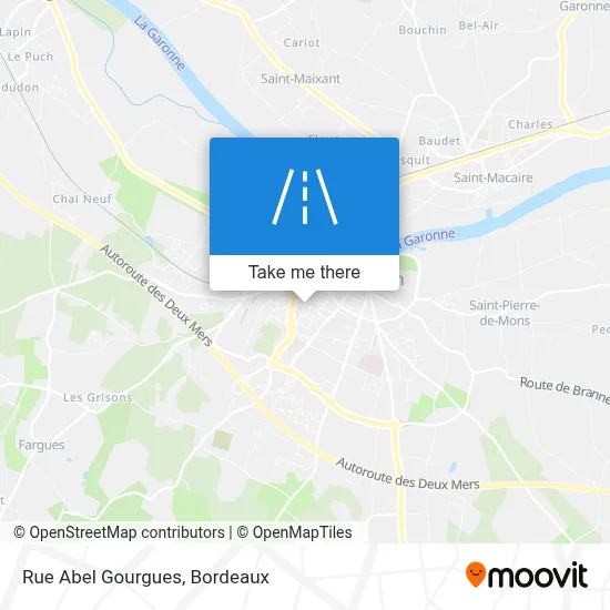 Rue Abel Gourgues map