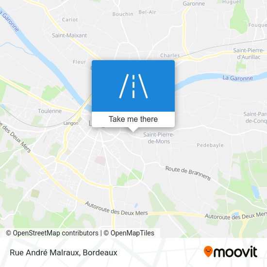 Rue André Malraux map