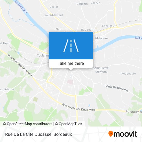 Rue De La Cité Ducasse map