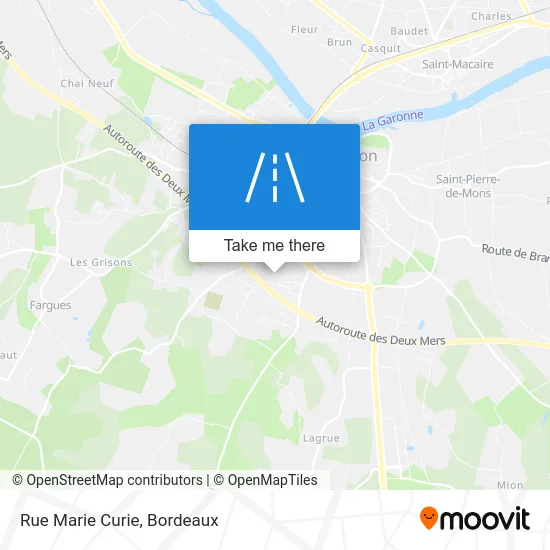 Rue Marie Curie map