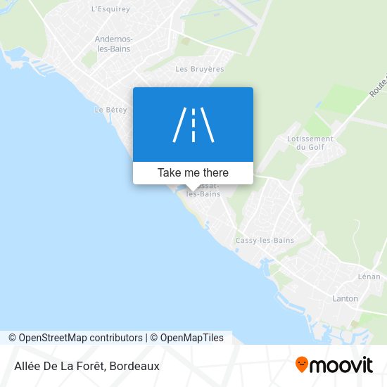 Allée De La Forêt map