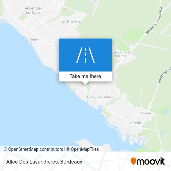Allée Des Lavandières map
