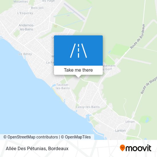 Allée Des Pétunias map
