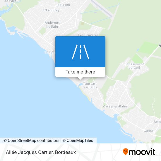 Allée Jacques Cartier map