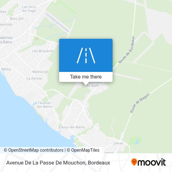 Avenue De La Passe De Mouchon map
