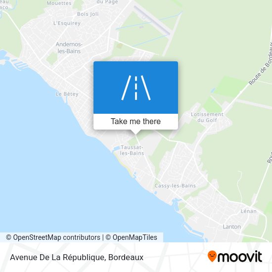 Avenue De La République map