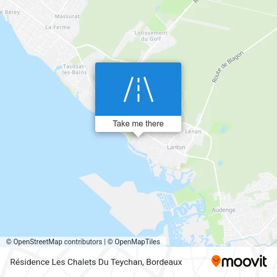 Résidence Les Chalets Du Teychan map