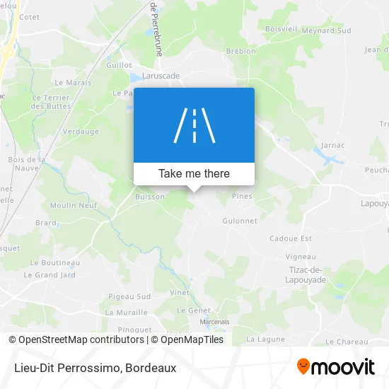 Lieu-Dit Perrossimo map