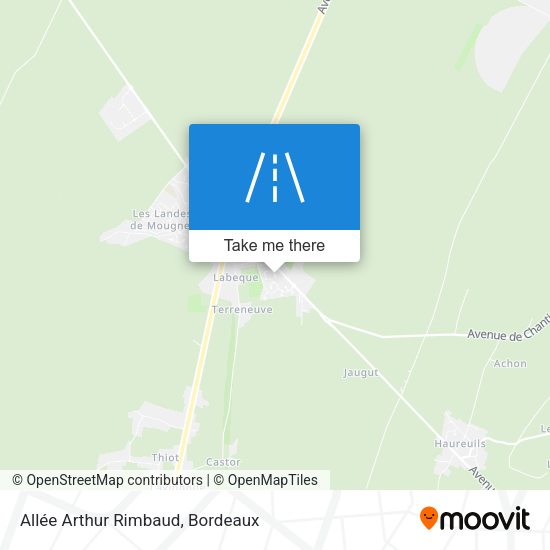 Allée Arthur Rimbaud map