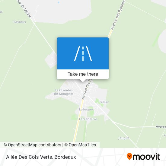 Allée Des Cols Verts map